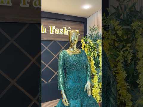 پیراهن سبز نکاح کوزه دیزاین شیک و لاکچری Luxury