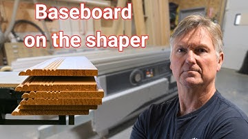 Making base board/skirting board with the Felder CF741