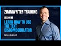 Zimmwriter lesson 19  how to use the text discombobulator
