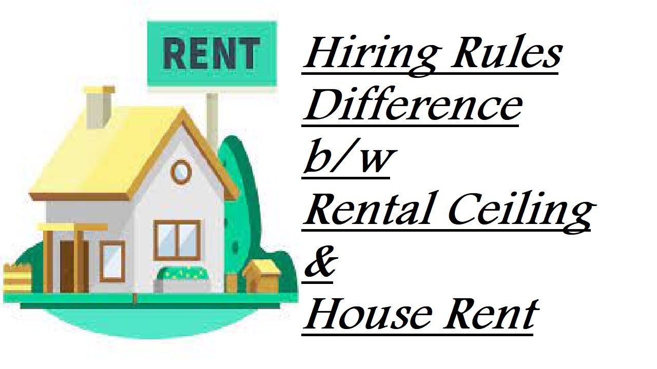 What is House Rent Allowance & Rental Ceiling Covered Area Rules of