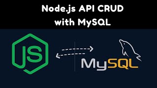 Node.js + MySQL CRUD - GET, POST, PUT and DELETE