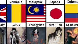 Nama - Nama Hantu Dari Berbagai Negara