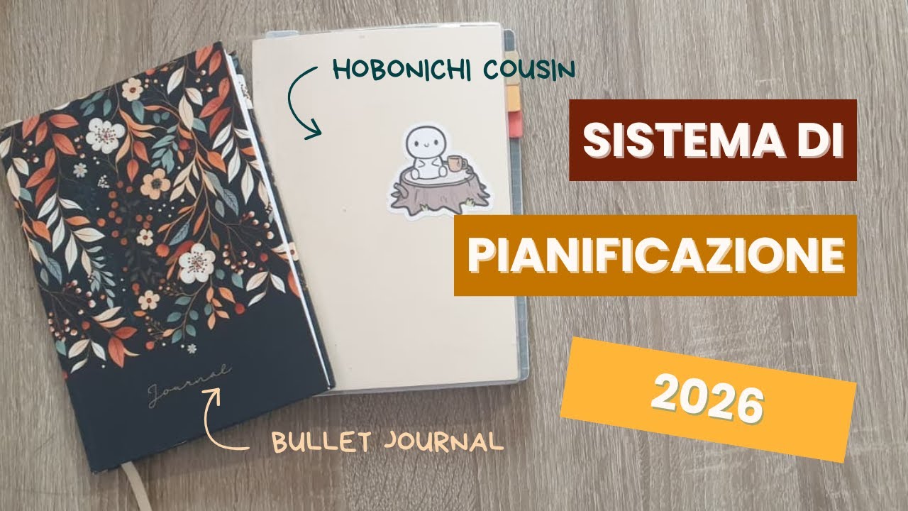 💞​Come combino Hobonichi Cousin e Bullet Journal nel 2026
