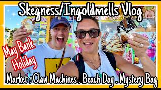 Skegness Vlog - May Bank Holiday mayhem, Beachcomber, Ingoldmells market, Dog friendly beach & shops