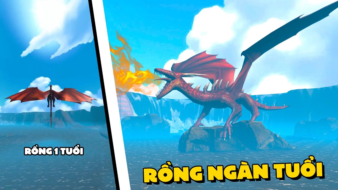 Luyện rồng quá 360 phút tôi thu phục RỒNG NGÀN TUỔI !!! (Pobbrose Cá bố đời) | Feed and grow ✔