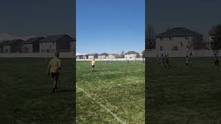 Bugs midfield soccer goal!