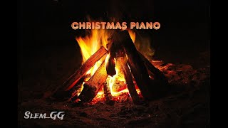 Christmas Piano Music 2022 with Fireplace 24/7 • Merry Christmas!