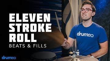 How To Play An Eleven Stroke Roll On The Drums - Drum Rudiment Lesson