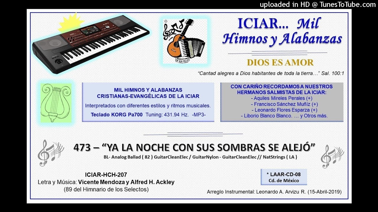 473 - YA LA NOCHE CON SUS SOMBRAS SE ALEJÓ - YouTube