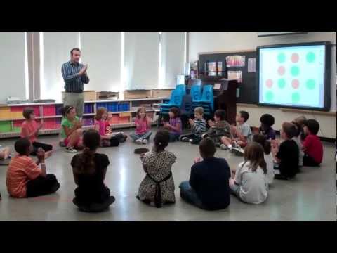 "Eeenie Meenie" -- Walking and Playing Eighth Notes, Quarter Notes and Half Notes