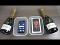 Samsung Galaxy S7 vs. iPhone 6S Champagne Freeze Test 9 Hours! Will It Survive!?