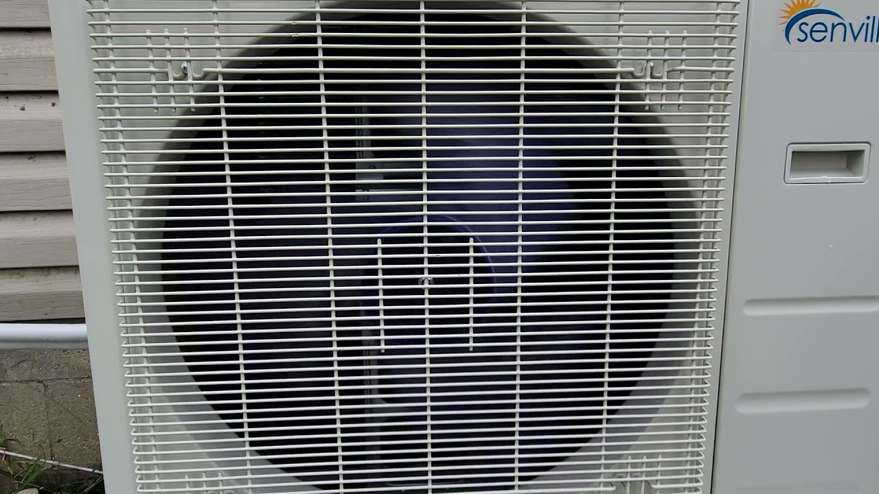 Noisy Senville heat pump. 3 Zone 36000 BTU. YouTube