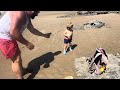 Family day out at the beach 🏖️
