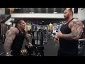 Shredding it with Thor ''The Mountain' at the Gym! 🔥6'9 400LBS - Bodybuilder Golds!