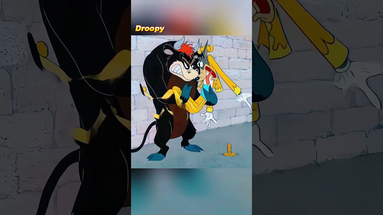 Droopy Takes on a Bull. #fyp #movie #anime #cartoon