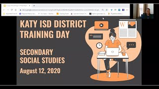 2020 Katy ISD District Learning Day-Social Studies