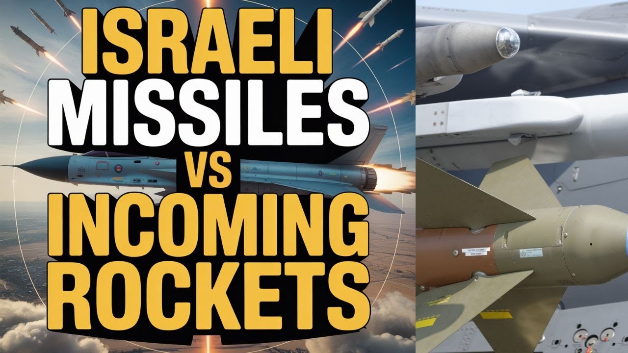 Israeli Missiles vs Incoming Rockets