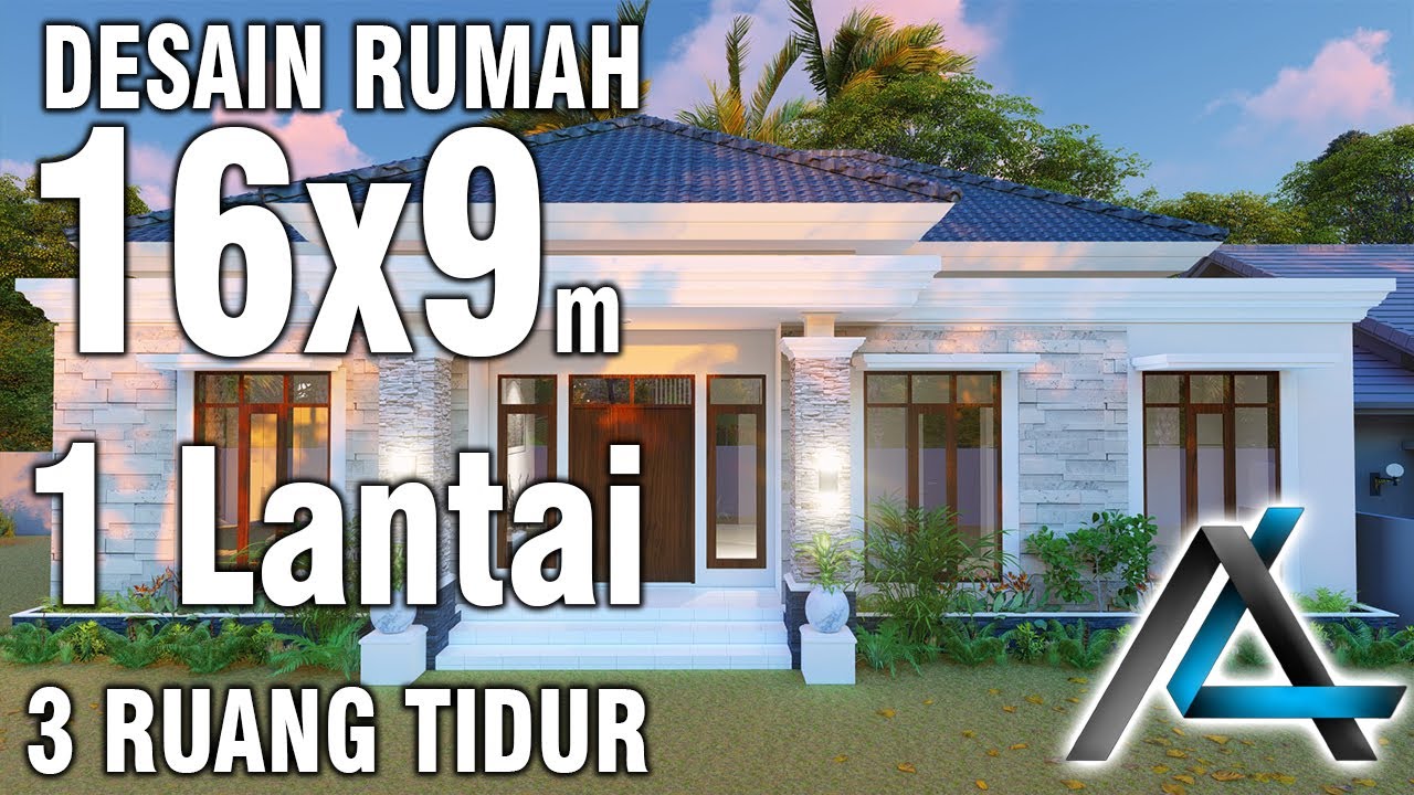 Desain rumah 16x9 meter#mojokerto#jasadesain#jasaarsitek#kontraktor#2019