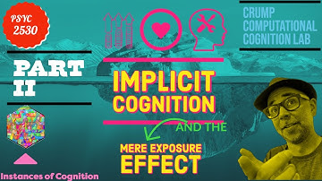 Instances of Cognition: L9 Implicit Influences pt2