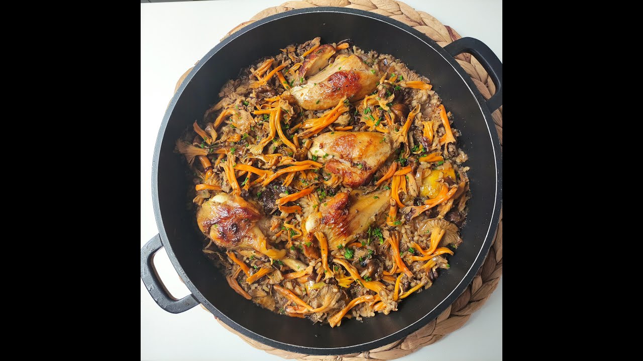 arroz con camagrocs y pollo