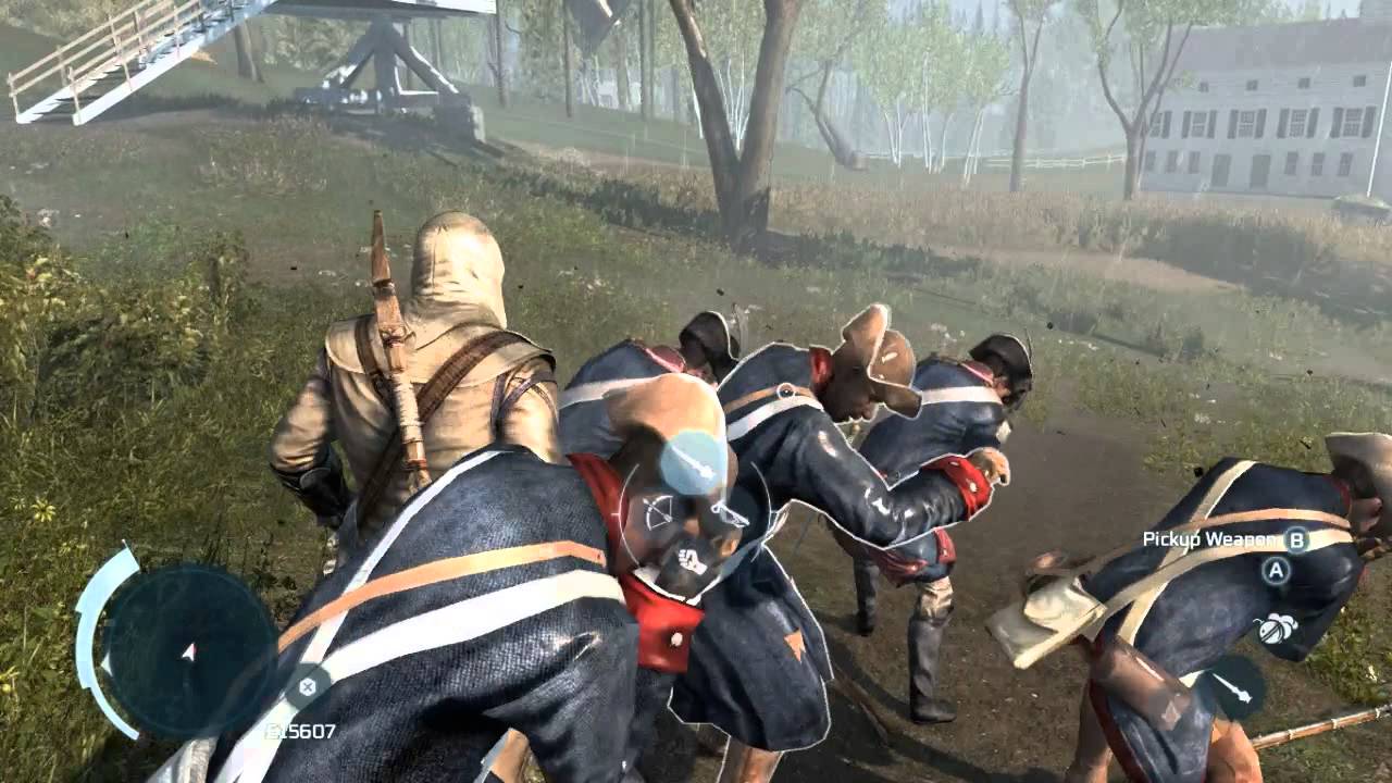 Assassin's Creed III PC Gameplay - Smoke Bomb Ownage!