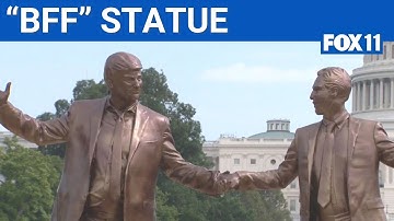 Trump-Epstein statue pops up in Washington, D.C.