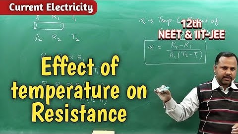 Effect of temperature on Resistance and Resistivity | 12th | Physics handwritten notes