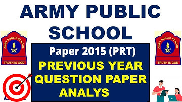 Army Public School Previous Year Paper, 2015 AWES ARMY PUBLIC SCHOOL PREVIOUS YEAR QUESTI PAPER 2015