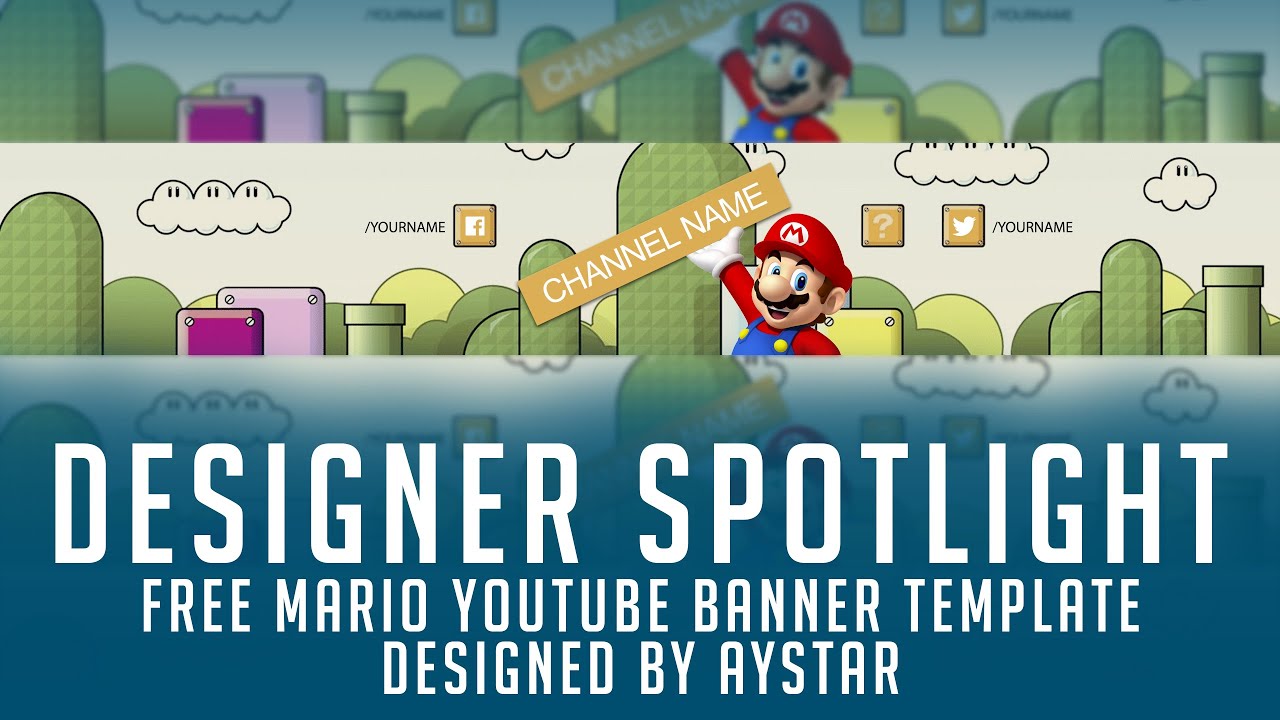youtube banner google template Free GFX Free Youtube YouTube Banner Mario 2D / PSD Template Themed youtube banner google template Free GFX Free Youtube YouTube Banner Mario 2D / PSD Template Themed