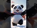 Panda Gordito Gordito - Chubby chubby panda | Spanish Nursery Rhymes for Children's | Shorts
