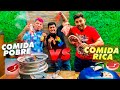 VAMOS POR EL ROSH 😎 capitulo 2// comida rica vs comida pobre-cual fue la mejor?