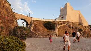 ALTE WACHTURM IN SPERLONGA ITALIEN