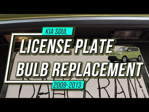 2013 kia optima tag light replacement