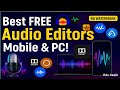 Best Free Audio Editor for YouTubers | Mobile & PC | Easy to Use