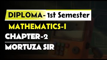 Diploma First Semester Mathematics 1 I Chapter 2 I Transpose and Adjoint Matrix