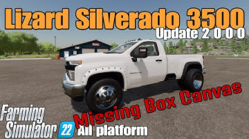 Lizard Silverado 3500  / FS22 UPDATE for all platforms/ Feb 1 /24