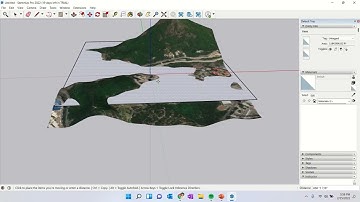 SketchUp Pro : BIM and GIS integration (topographic layers/ models generations)