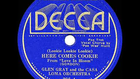1935 HITS ARCHIVE: Lookie Lookie Lookie, Here Comes Cookie - Glen Gray Casa Loma (Pee Wee Hunt, voc)
