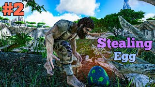 STEALING DEINONYCHUS EGGS! | ARK Survival Evolved Valguero  EP 2 - Hindi