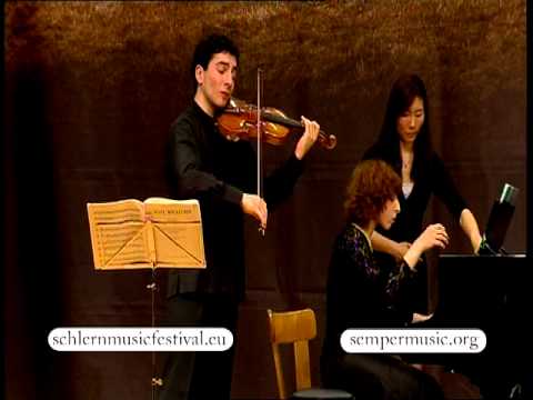 2012 Schlern Music Festival - Sergey & Lusine Khachatryan - Brahms: Violin Sonata No 3 (II)