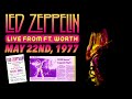 Led zeppelin  live in fort worth tx may 22nd 1977  best soundmost complete