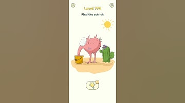 DOP 2 Delete One Part level 772 Find The Ostrich Walkthrough solution DOP 2 level 772