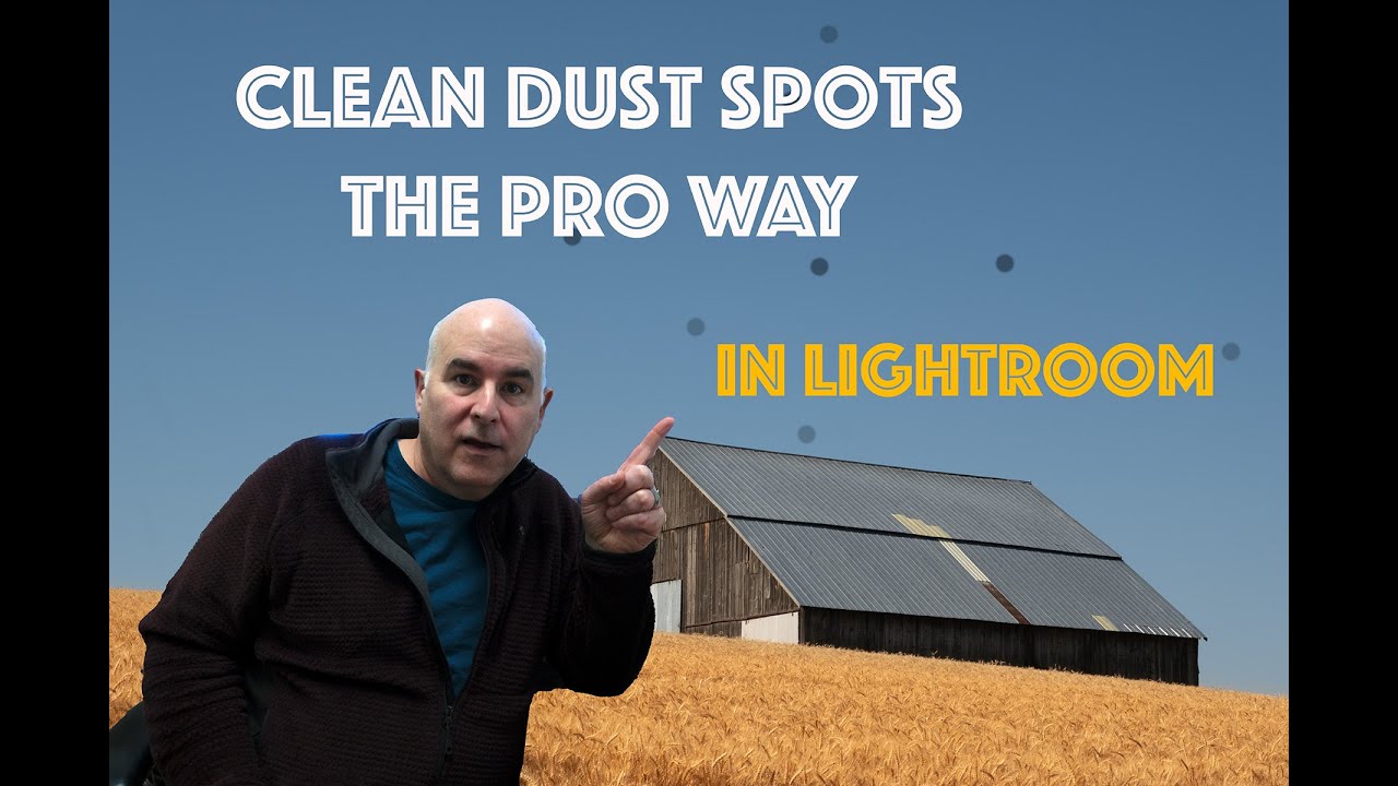 Find and Clean Dust Spots Easily in Lightroom // Visualize Spots - YouTube