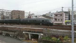 諫早駅1⃣番のりば　787系特急かもめ11号　発車 2017年12月4日