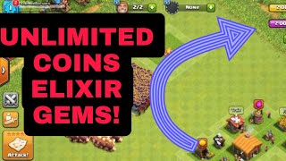 CLASH OF CLANS MOD APK UNLIMITED COINS, ELIXIR AND GEMS! screenshot 1
