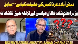 What is the reality of Faizabad Dharna case? Shahid Khaqan Abbasi's alarming revelations