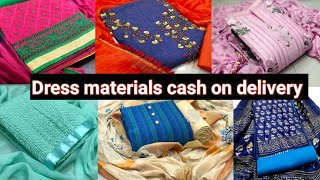 Dress material online shopping india cash on delivery Clearance