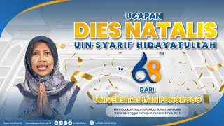 Download Lagu Ucapan Dies Natalis Ke-68 UIN | Dari Rektor IAIN Ponorogo MP3