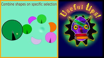 Combine shapes on specific selection