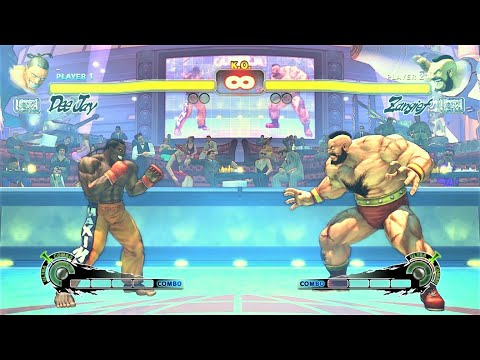 Dee Jay vs Zangief (Hardest AI) - Ultra Street Fighter IV
